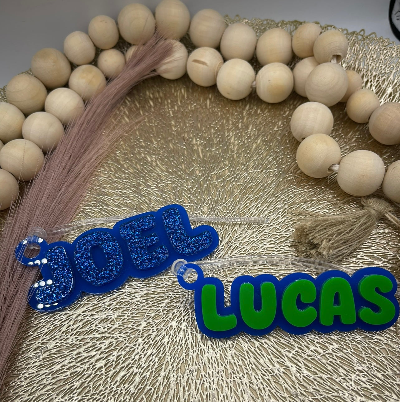 Name bag tags