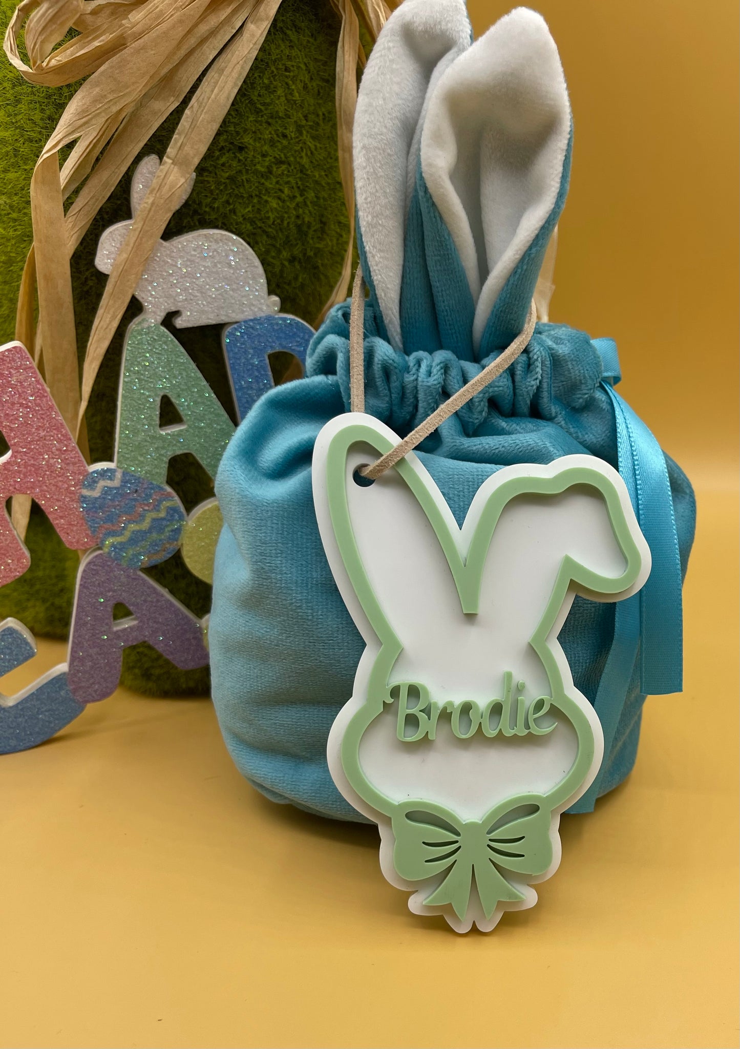 Acrylic Basket tag