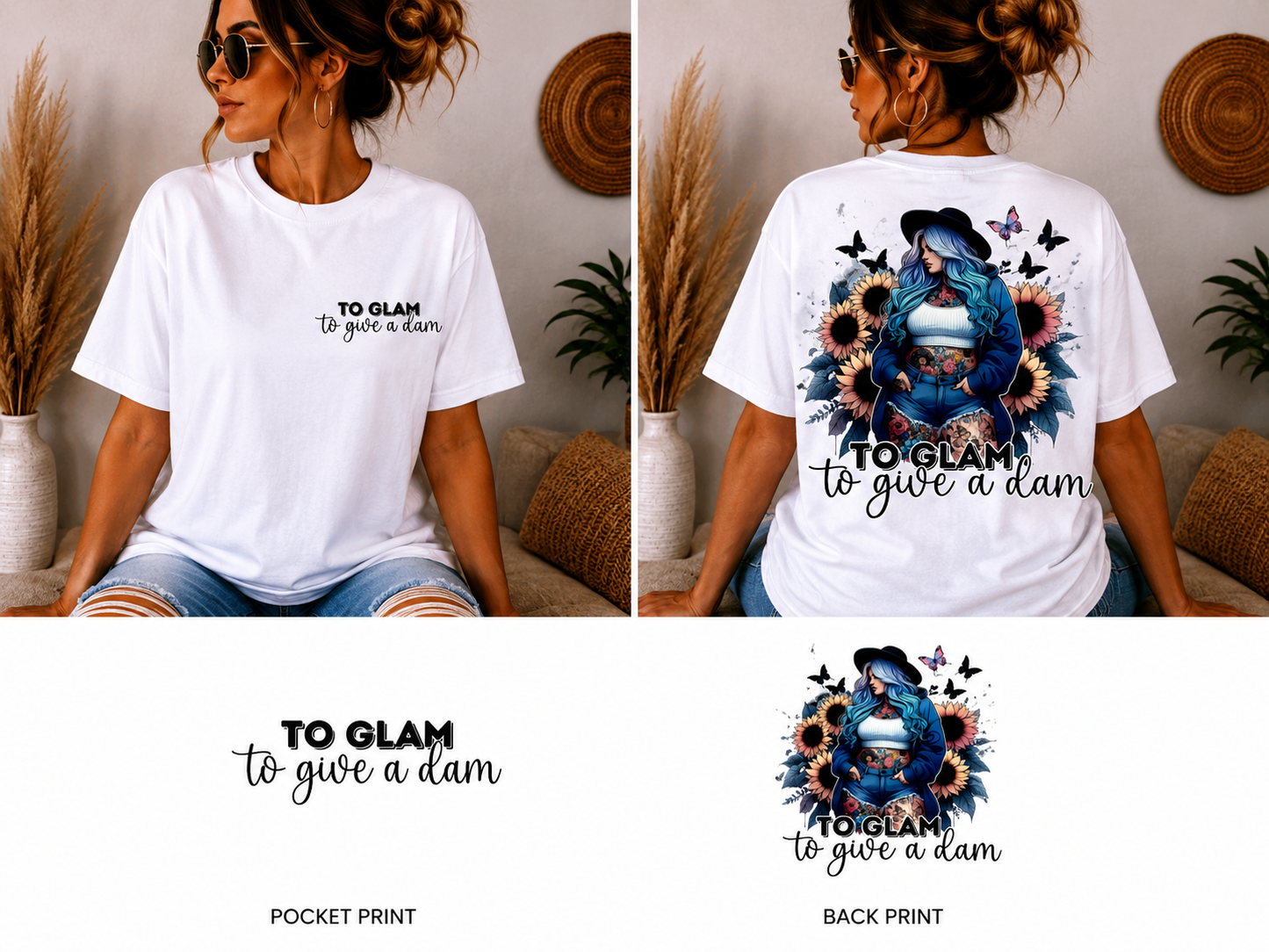 To glam