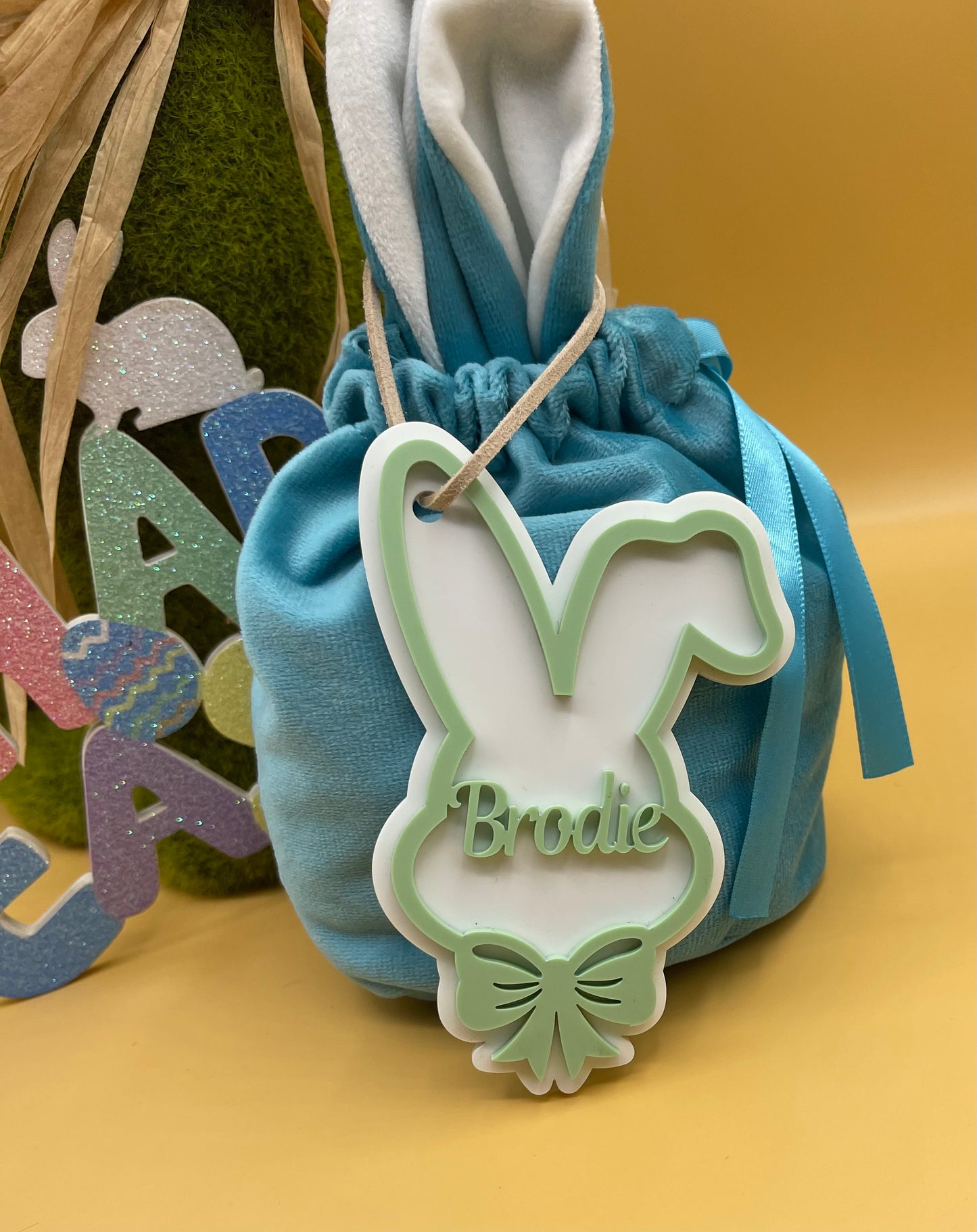 Acrylic Basket tag