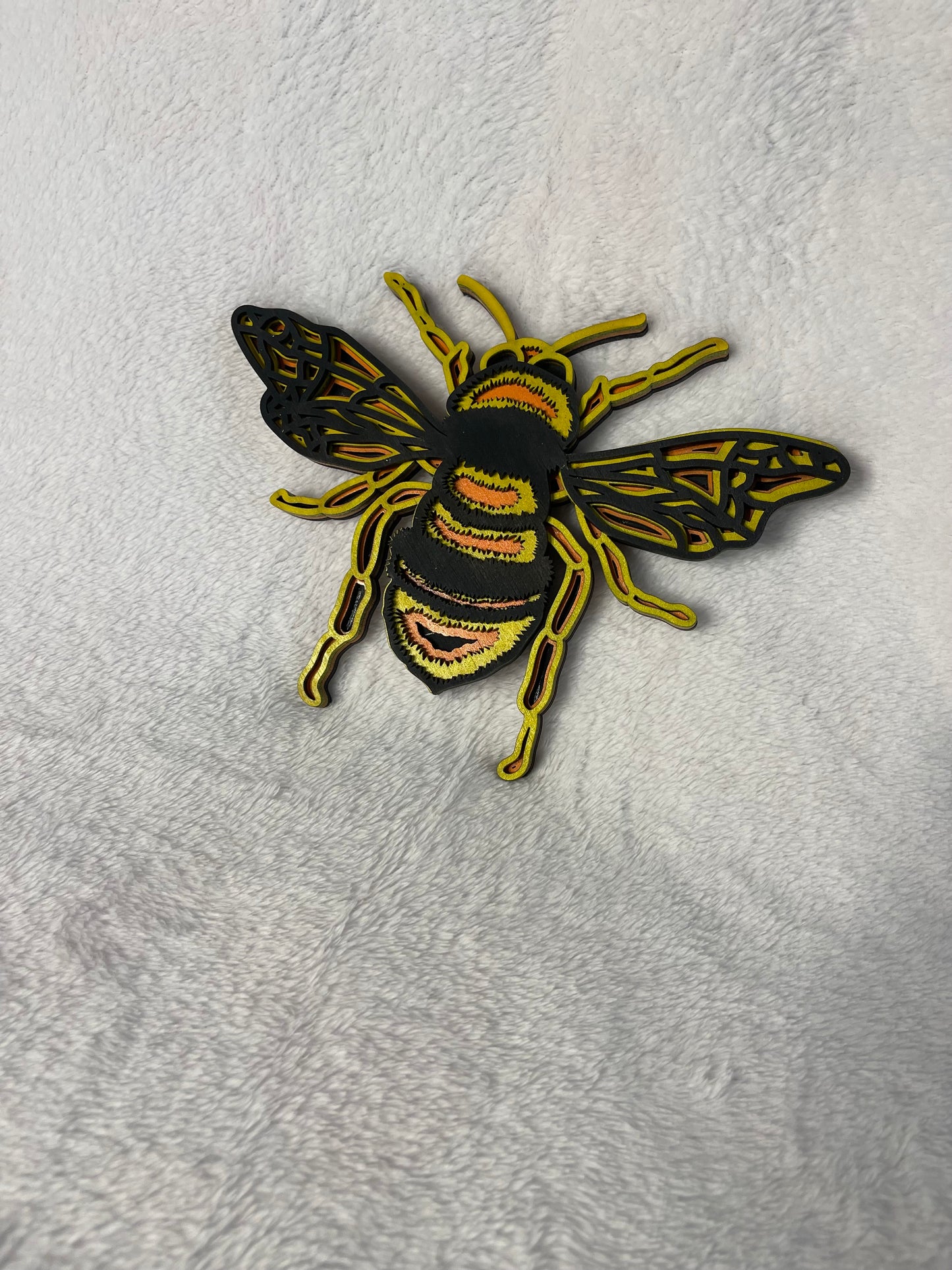 3d Bee wall decal