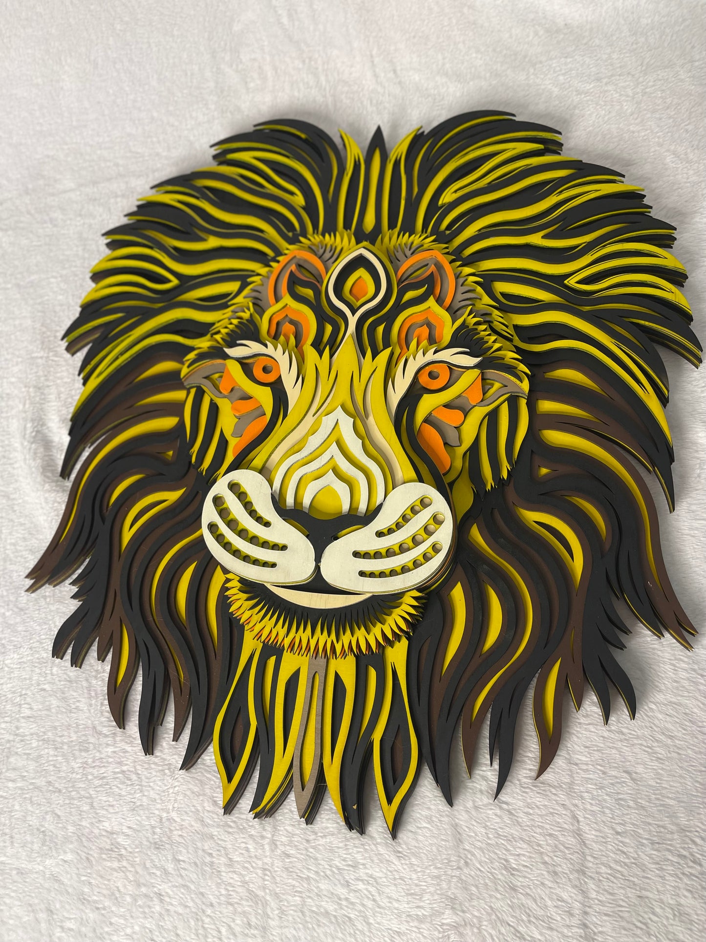 Lion wall decal
