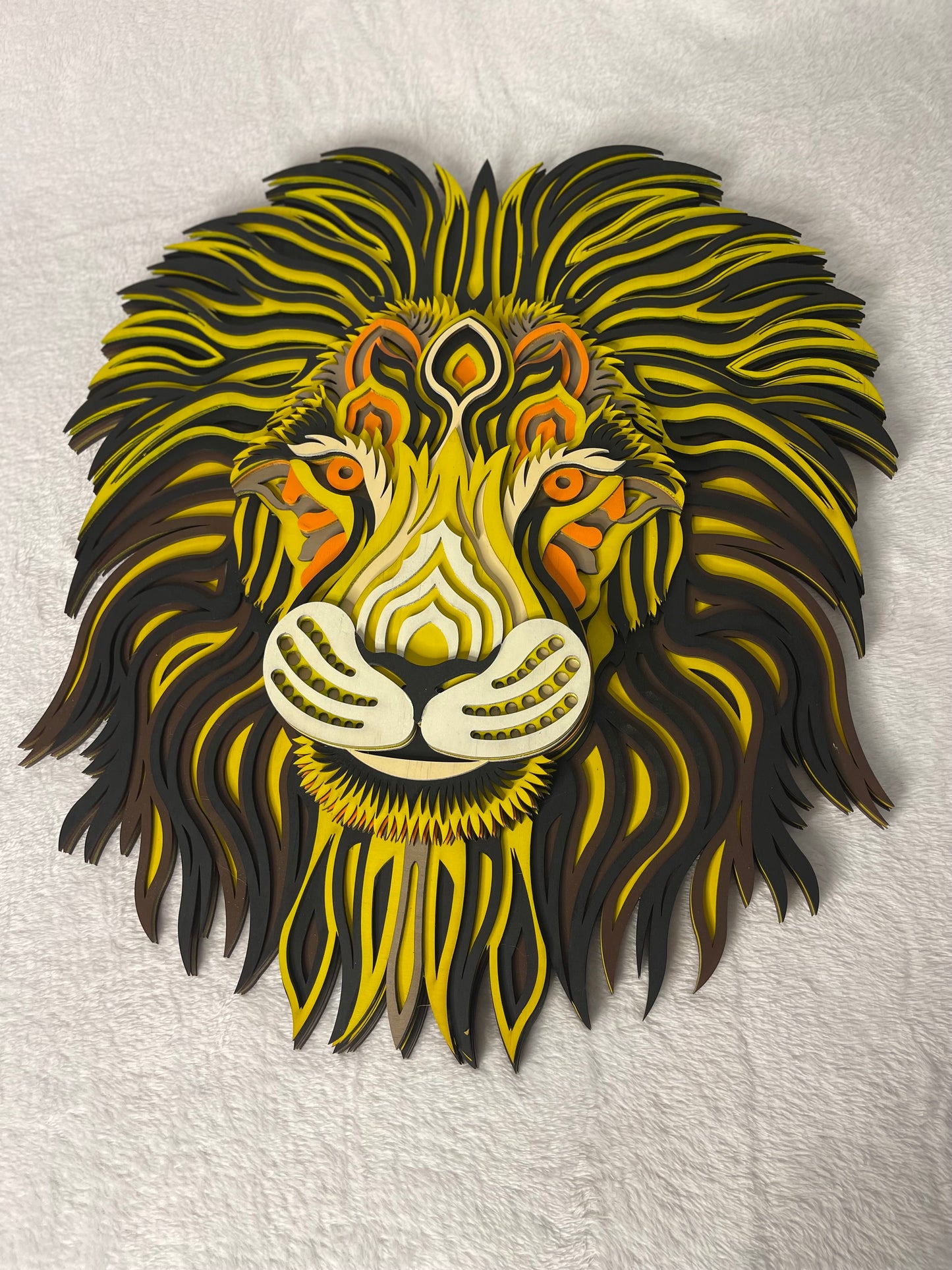 Lion wall decal