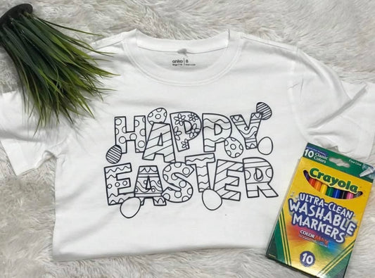 Easter colour your own shirt