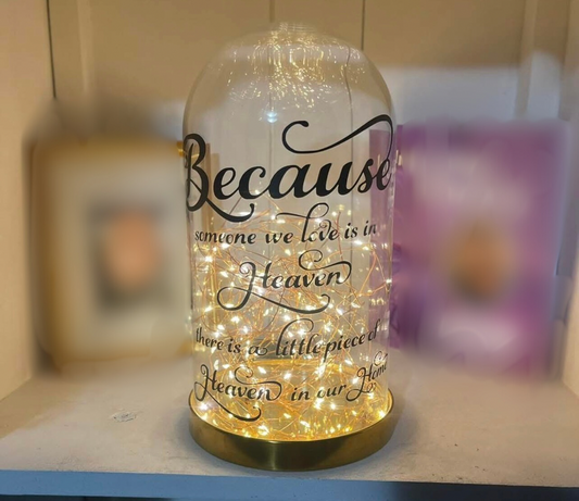 Memorial glass domes