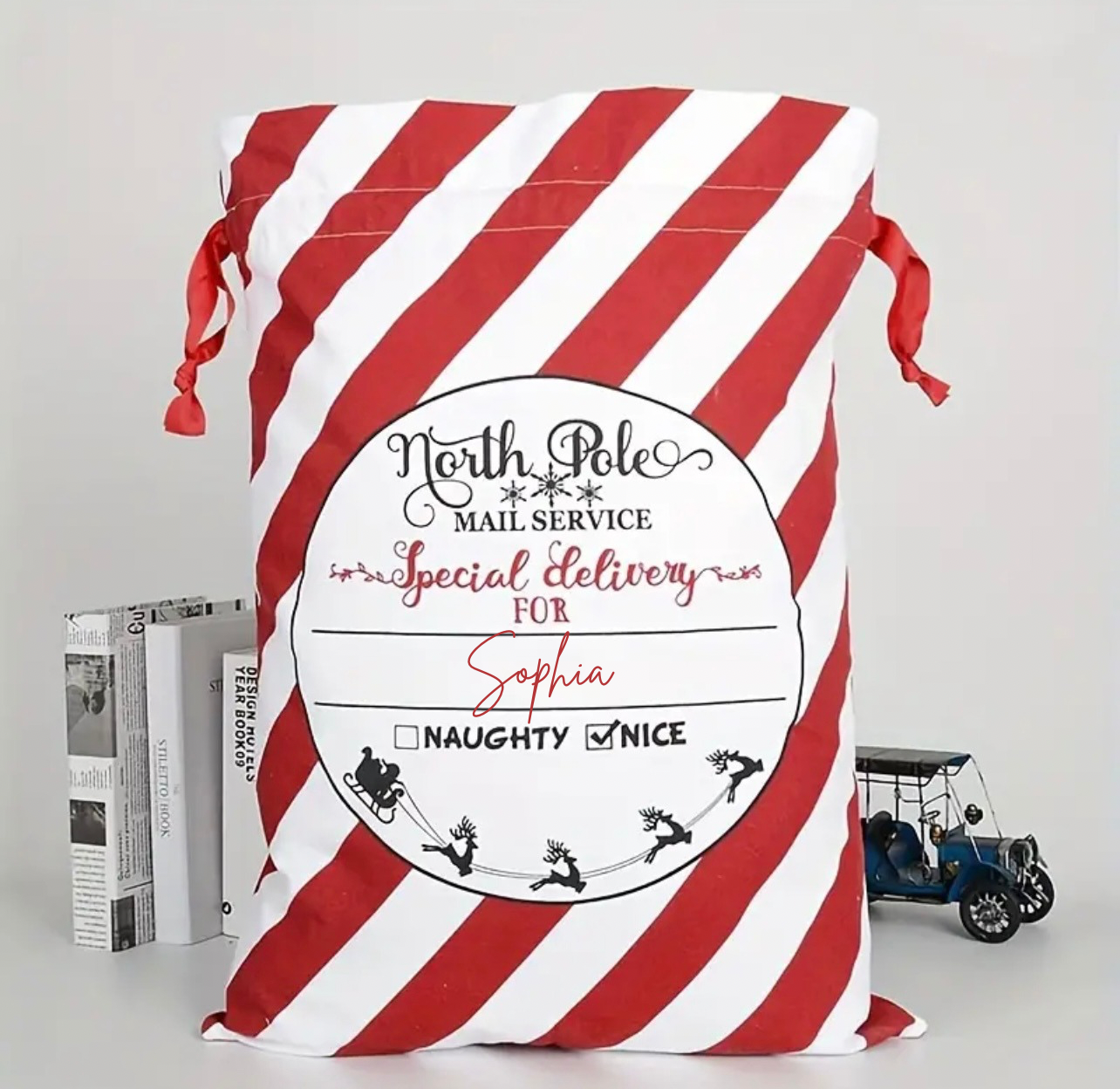 North Pole Santa sack