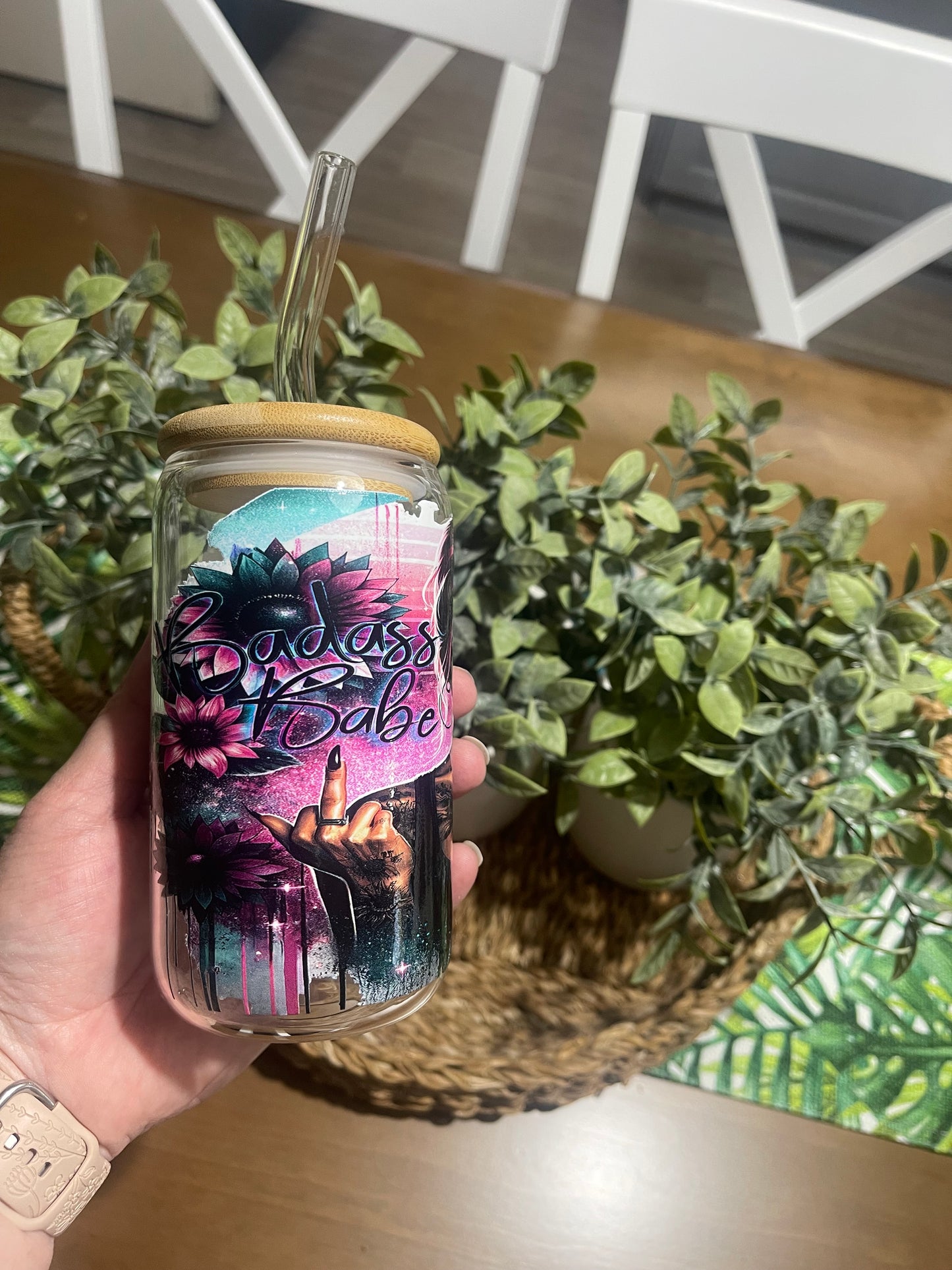 16oz Libby Glass cup