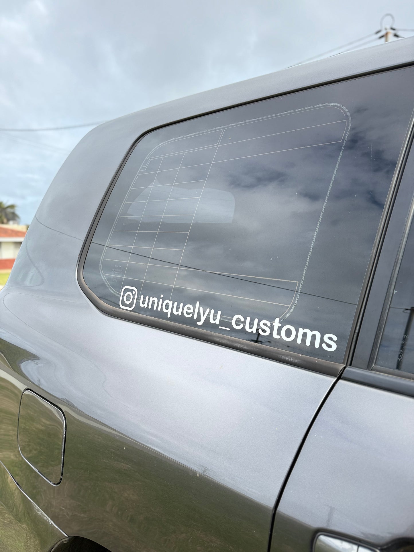 Social Media Window decals