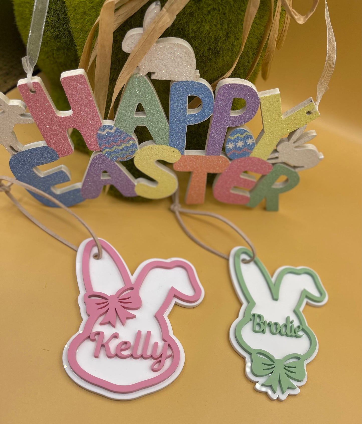 Acrylic Basket tag