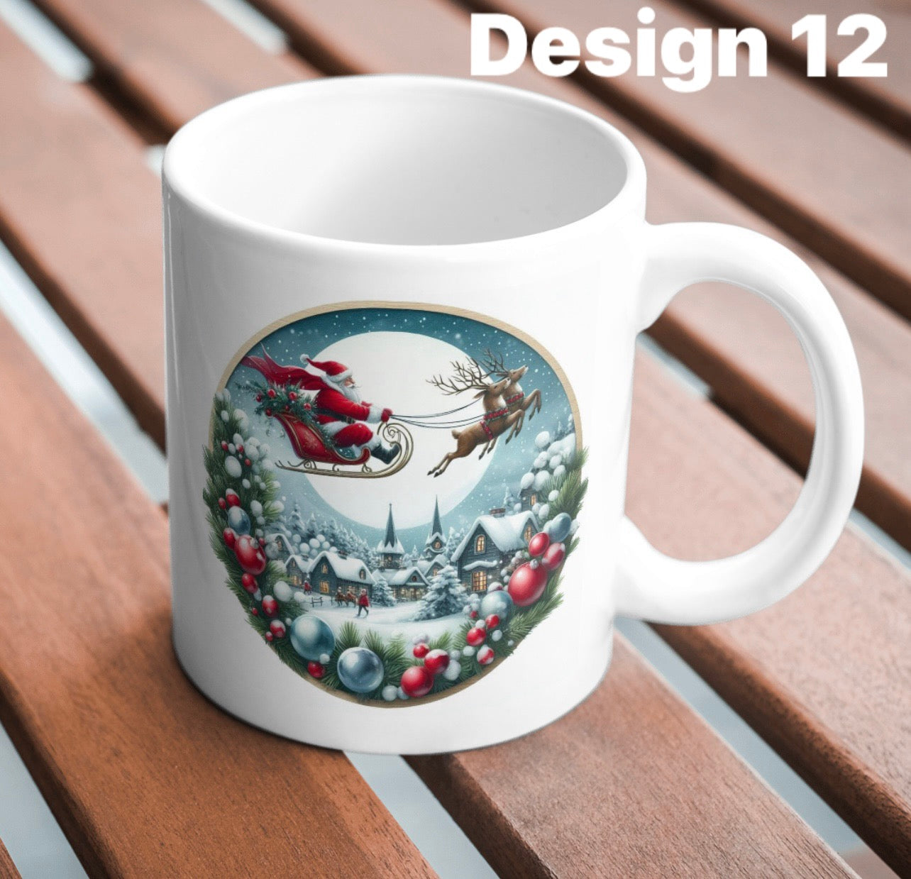 Christmas 11oz ceramic mugs