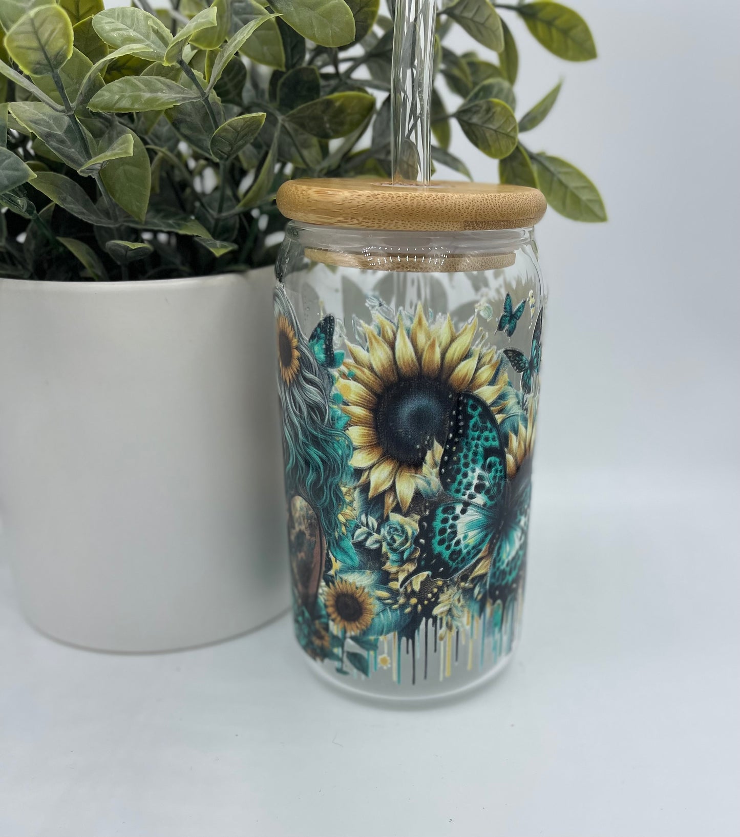 She is rare glass cup