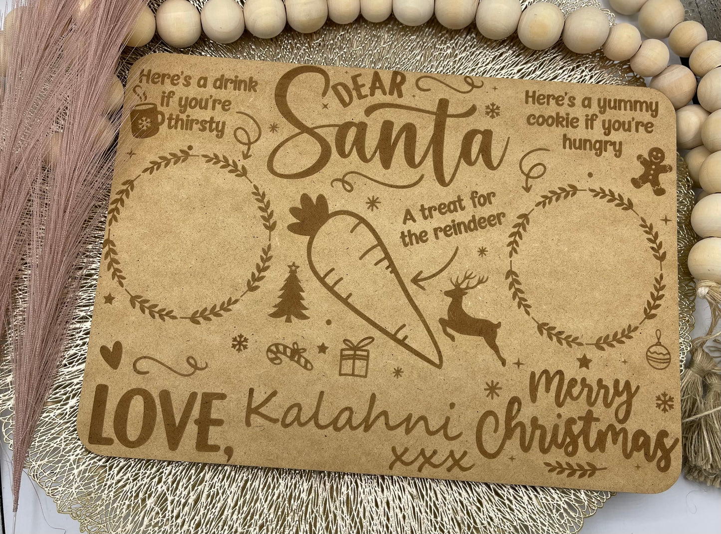 Santa treat board