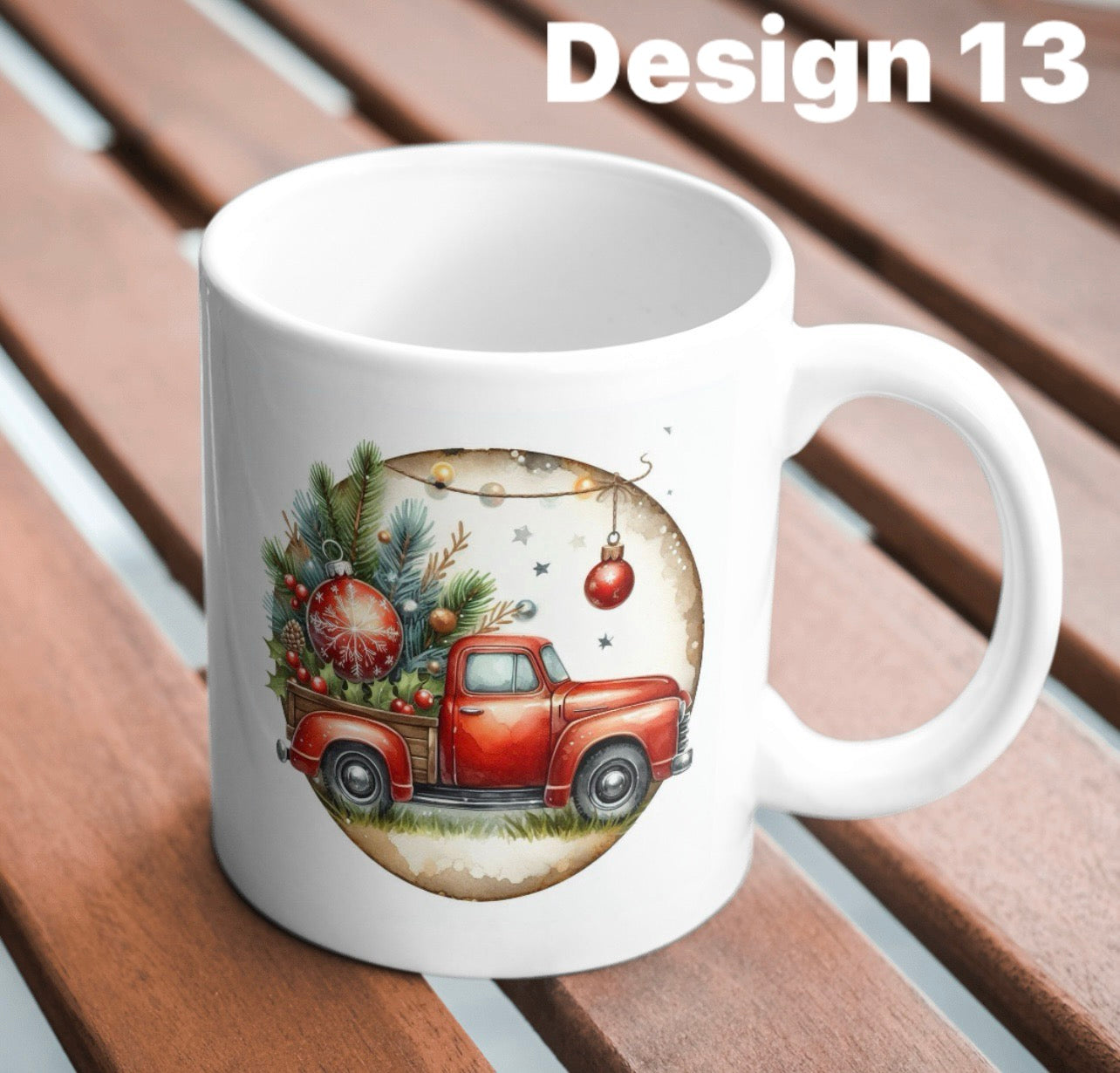 Christmas 11oz ceramic mugs