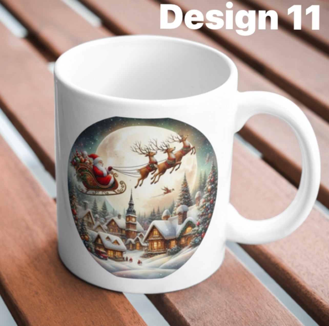 Christmas 11oz ceramic mugs