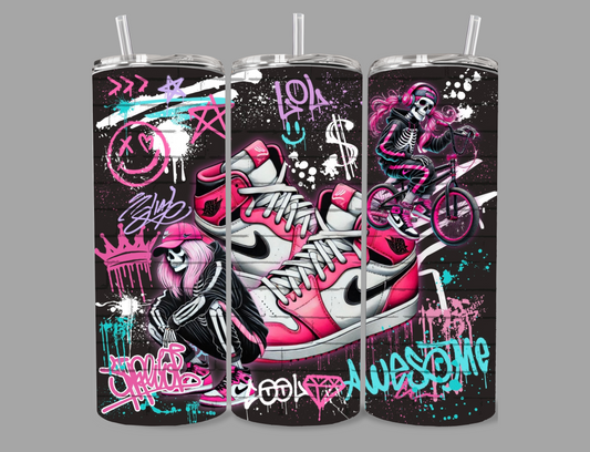 Hot pink Graffiti