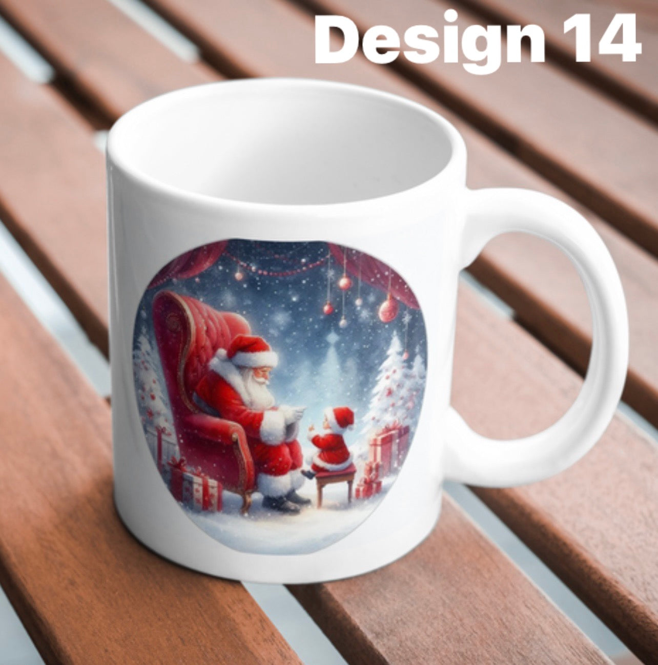 Christmas 11oz ceramic mugs