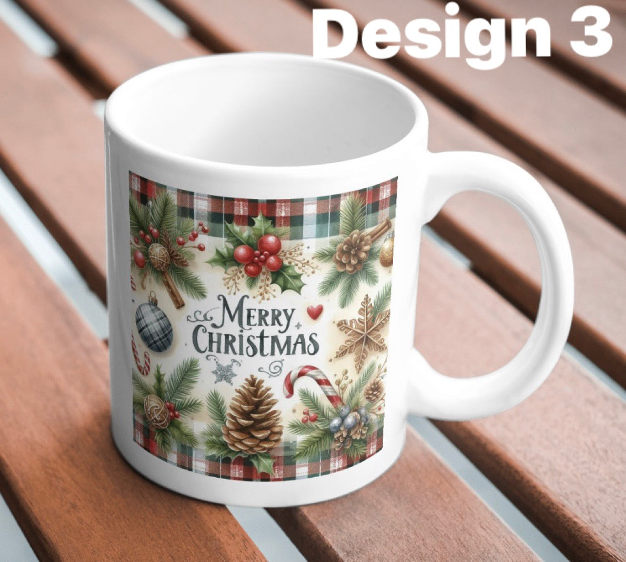 Christmas 11oz ceramic mugs