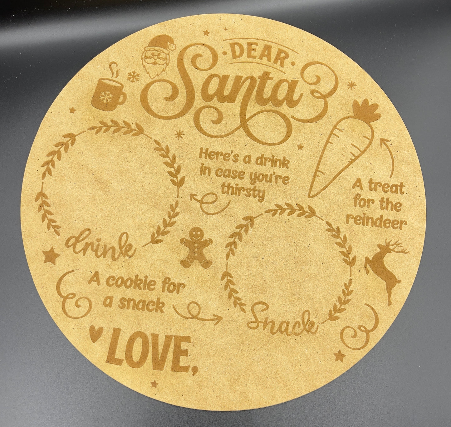 Santa treat board