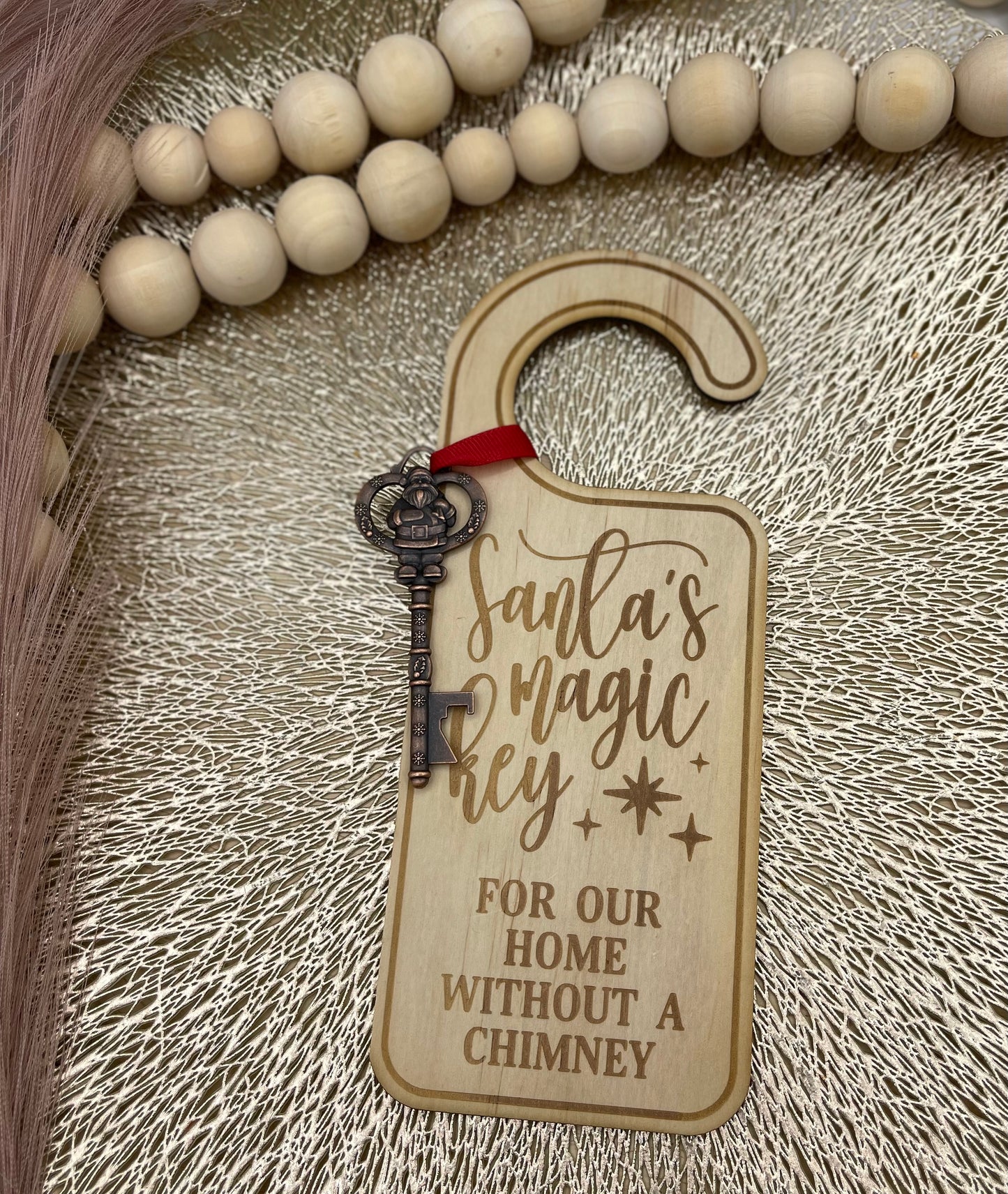 Santa Magic Key Door hanger