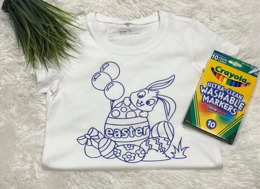 Easter colour your own shirt