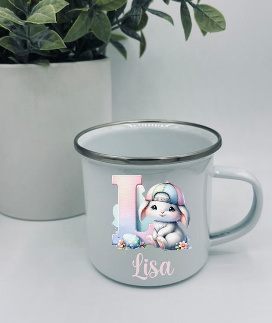 Easter enamel cups