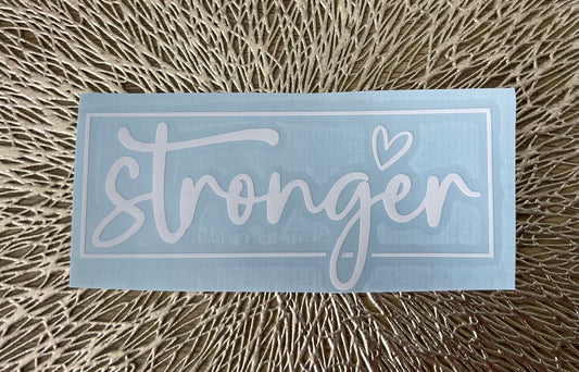 Stronger Mirror Decal