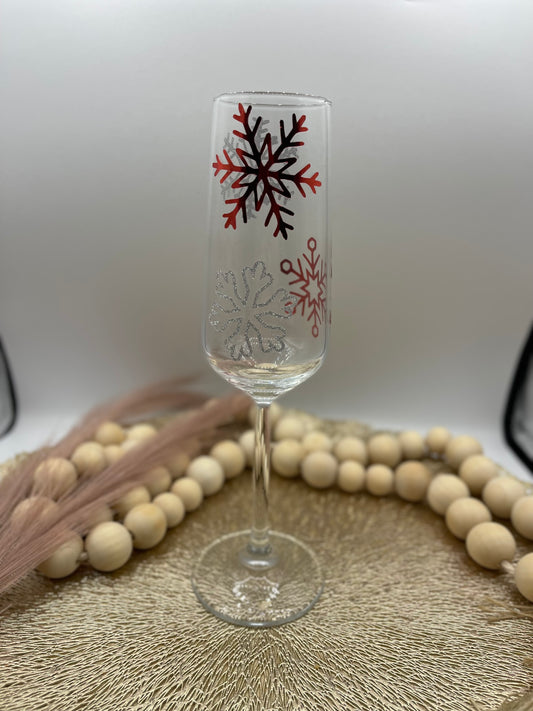 Stars champagne glass