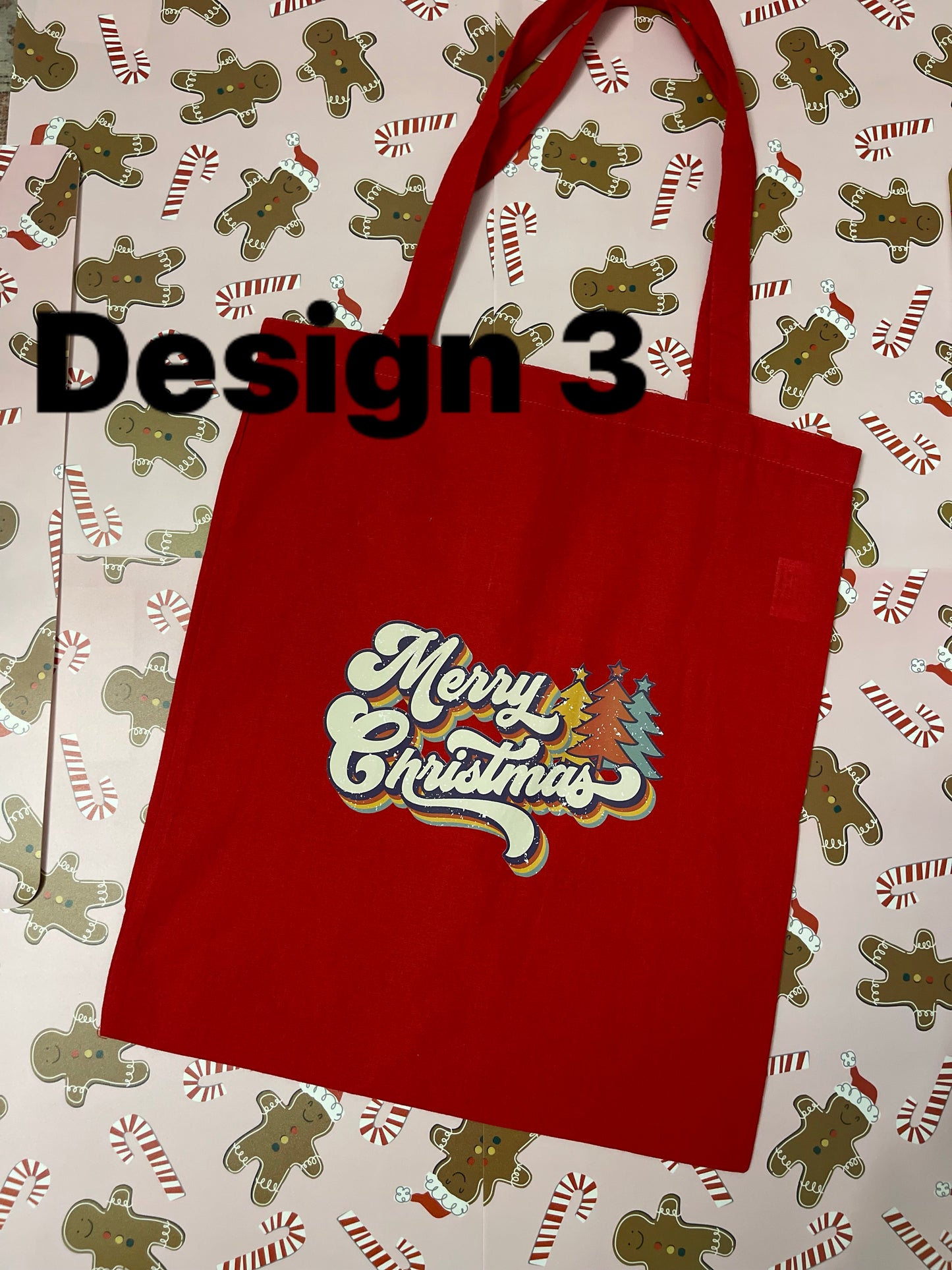 Christmas tote bags