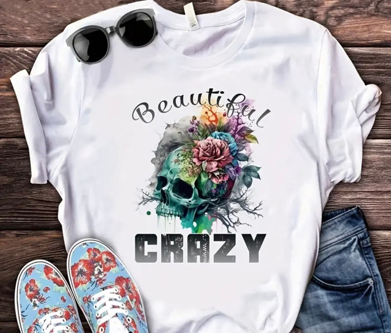 Beautiful crazy rainbow