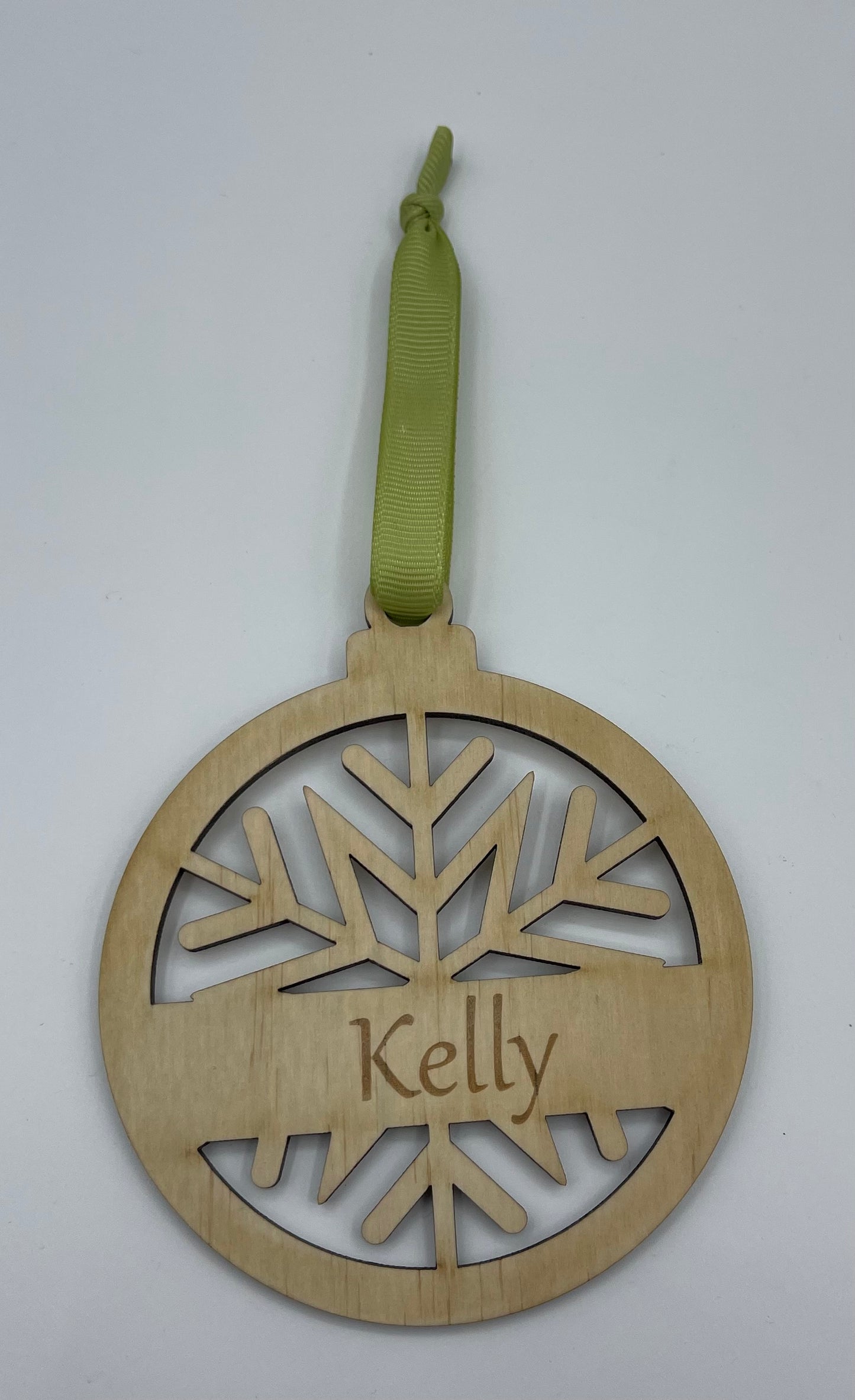 Engraved Christmas baubles