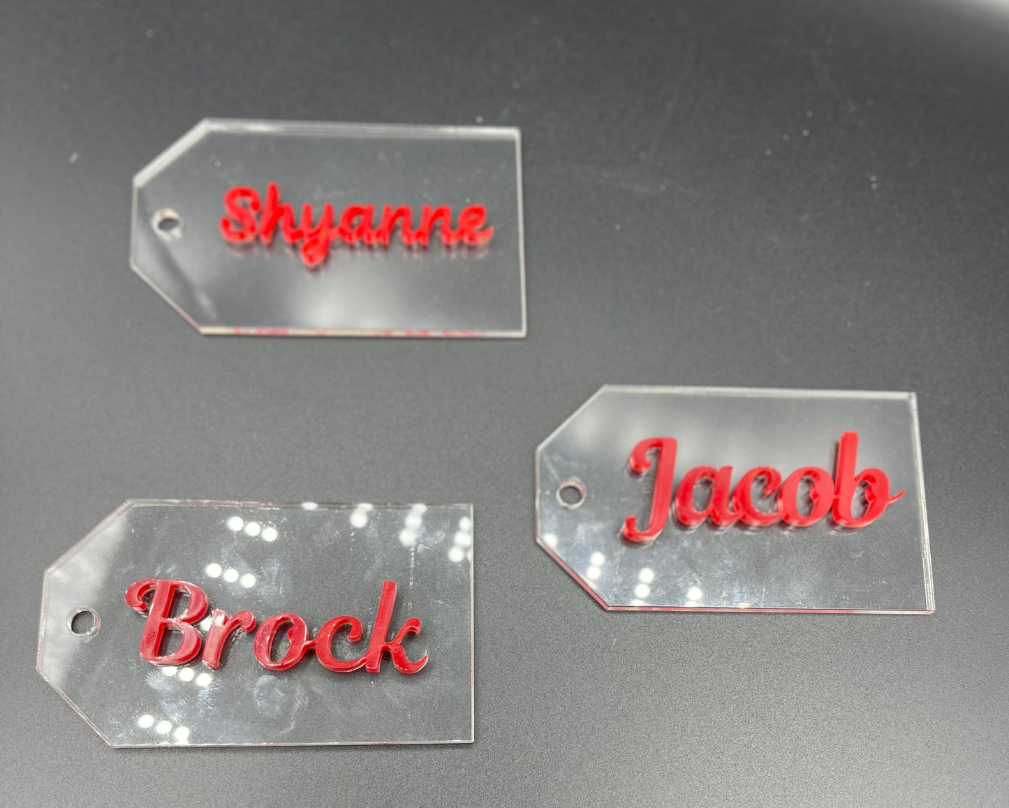 Acrylic name tags