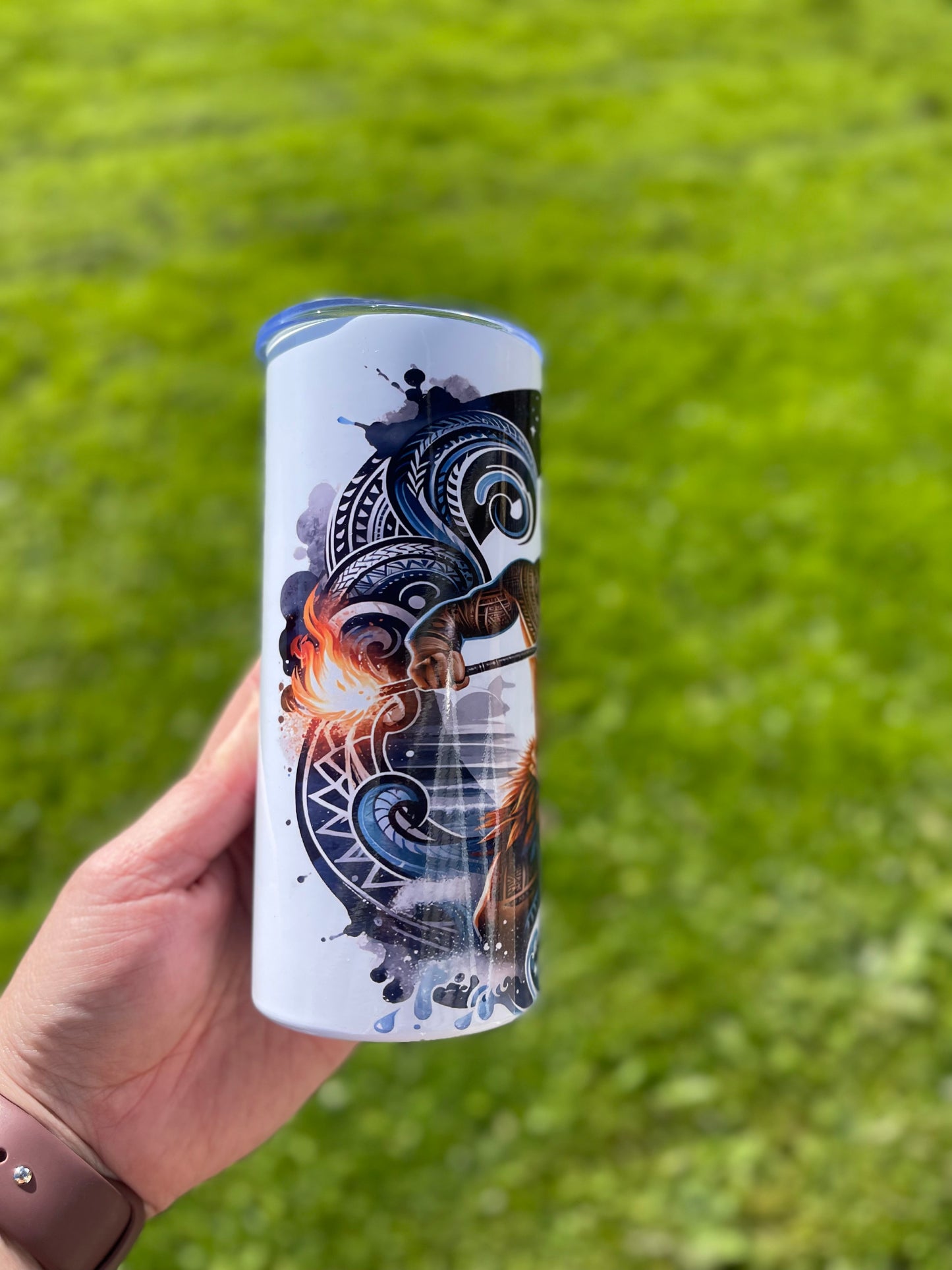 Fire dancer 20oz tumbler