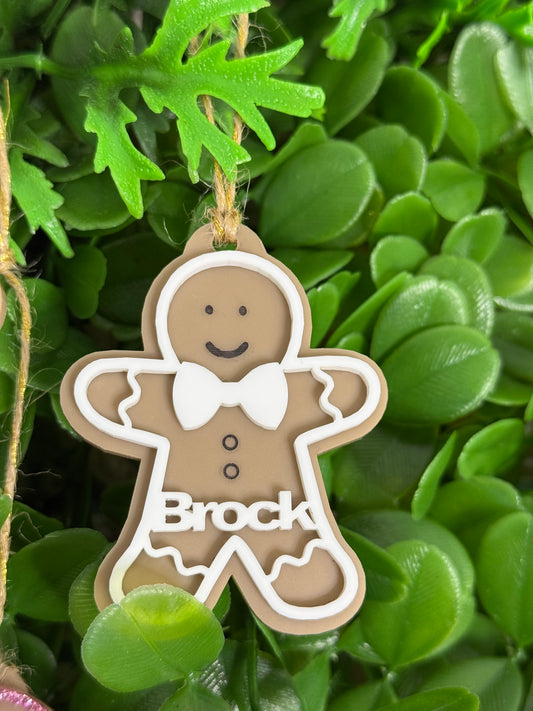 Acrylic Gingerbread decorations