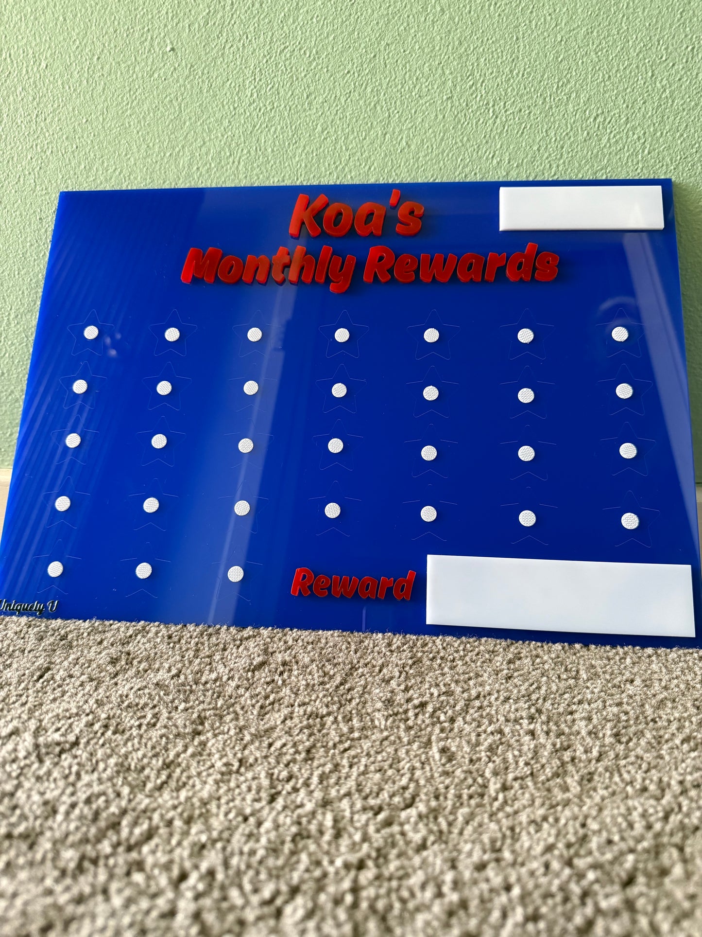 Kids Monthly Rewards Charts