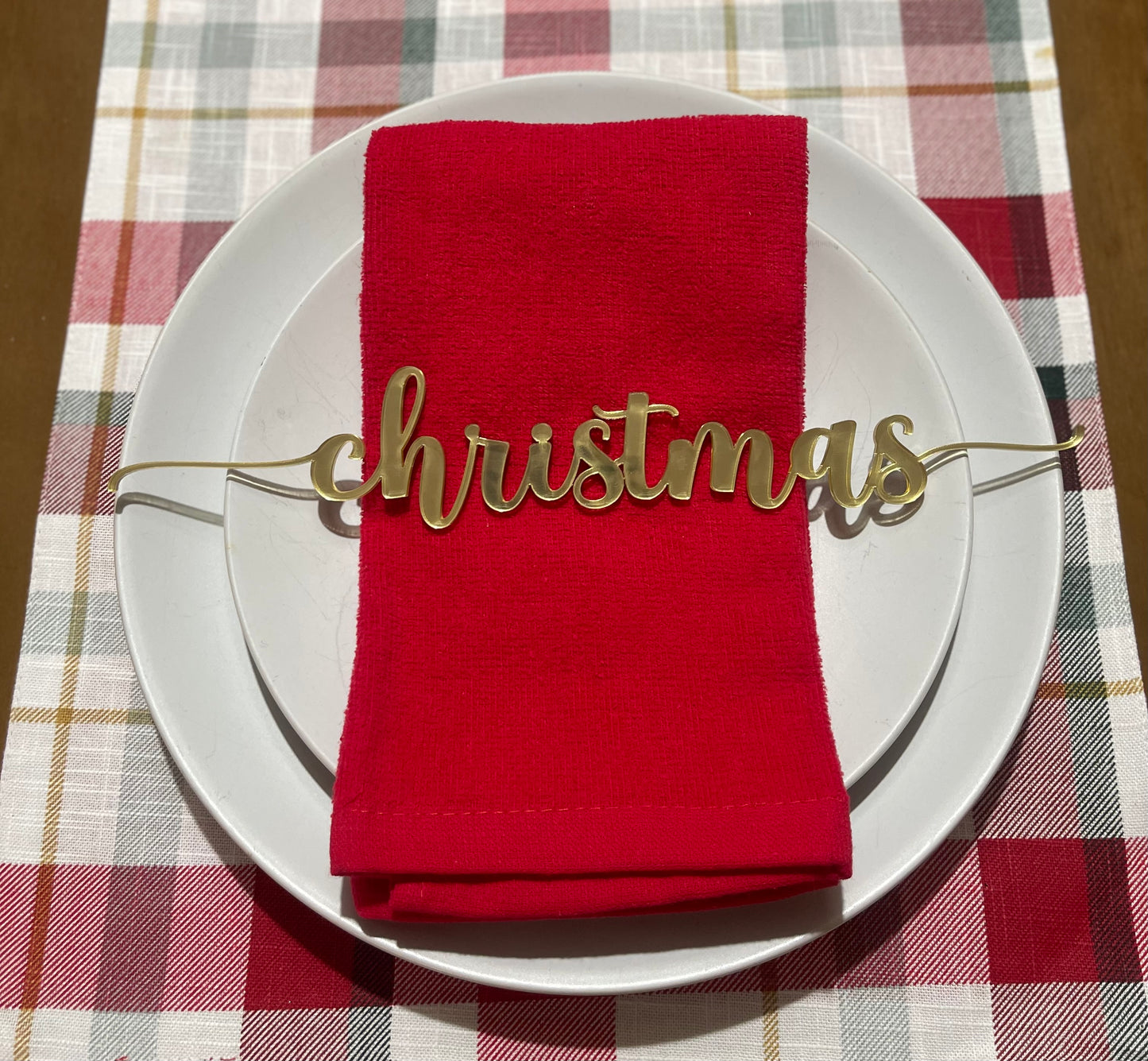 Set of 12 table words