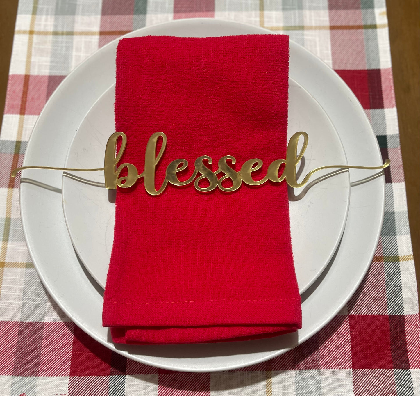 Set of 12 table words