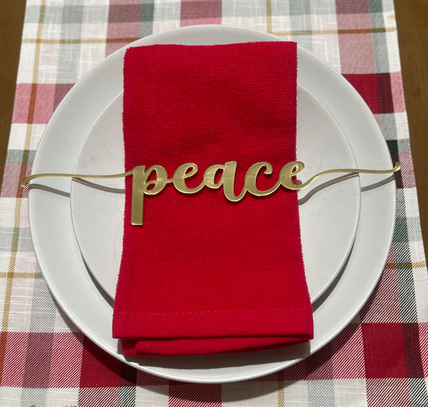 Set of 12 table words