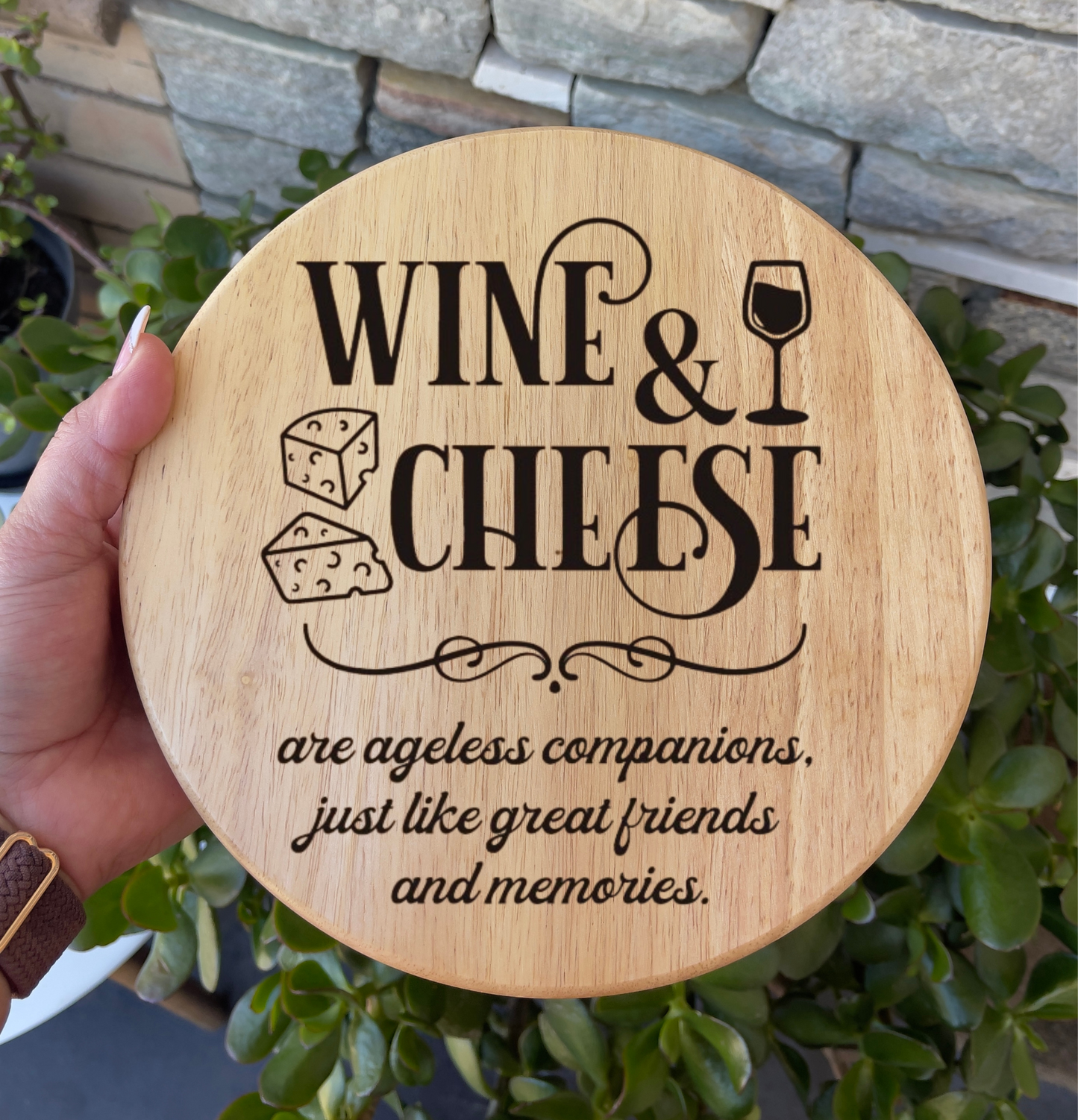 5 Piece Wooden Cheese Board set