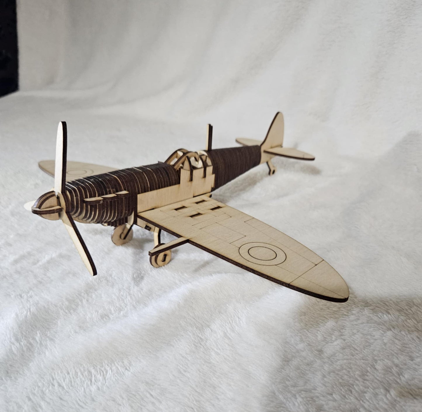 Spitfire Wooden model