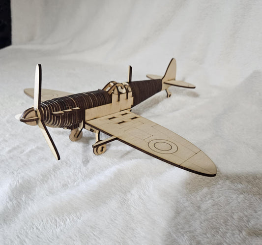 Spitfire Wooden model