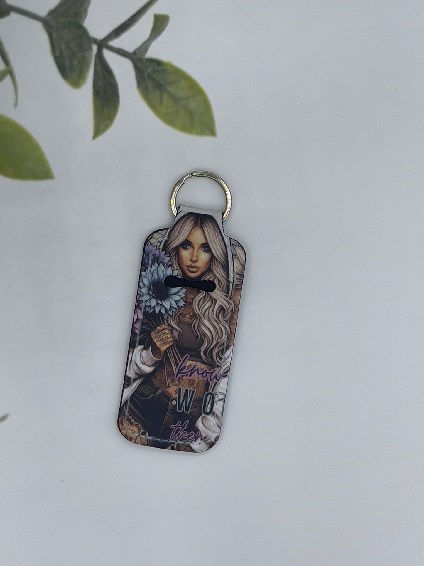 Lipbalm Keychain "Know your worth"